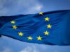 UK could rejoin EU within a single parliamentary term, report argues European Union flag in front of the European Parliament in Brussels