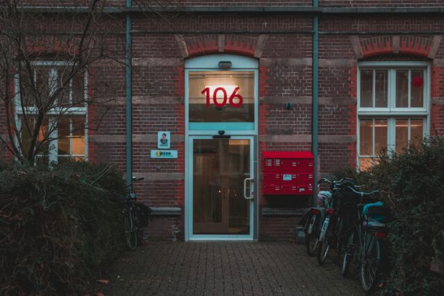 European school entrance – illustrative image School entrance in Europe, illustrative image for a report on school safety